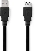 Kable komputerowe i do monitorów - Nedis CCGL61010BK10 kabel USB USB 3.2 Gen 1 3.1 Gen 1 1 m USB A Czarny - miniaturka - grafika 1