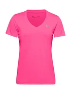 Koszulki sportowe damskie - Under Armour Koszulka funkcyjna w kolorze różowym - miniaturka - grafika 1