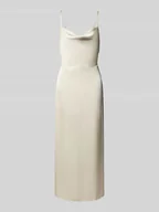 Sukienki - Sukienka midi z satyny z lejącym dekoltem model ‘RAVENNA’ - miniaturka - grafika 1