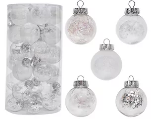 Bombki Choinkowe Białe 30Szt. - Bombki - miniaturka - grafika 1