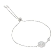 Bransoletki - Bransoletka Fossil Glitz Extension JFS00519040 Srebrny - miniaturka - grafika 1