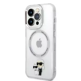 Etui Karl Lagerfeld KLHMP14LHNKCIT do iPhone 14 Pro 6,1" hardcase Iconic Karl&Choupette Magsafe - Etui i futerały do telefonów - miniaturka - grafika 4