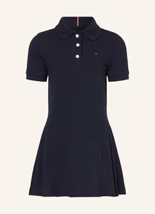 Tommy Hilfiger Sukienka Polo Z Piki blau - Sukienki - miniaturka - grafika 1