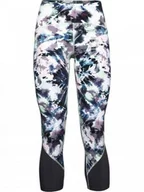 Spodnie sportowe damskie - Damskie legginsy do biegania UNDER ARMOUR Fly Fast HeatGear Printed Crop - miniaturka - grafika 1