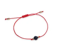 Bransoletki - Bransoletka SZCZĘŚCIA - duży czarny TURMALIN 6mm - kamienie naturalne - miniaturka - grafika 1