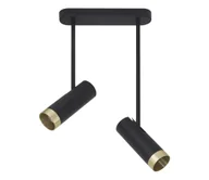 Lampy sufitowe - Oświetlenie punktowe PORTO 2xGU10/10W/230V czarne - miniaturka - grafika 1