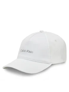 Calvin Klein Czapka z daszkiem Must Tpu Logo K60K610525 Biały - Czapki i chusty sportowe męskie - miniaturka - grafika 1