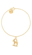 Bransoletki - Pozłacana bransoletka ze znakiem zodiaku Koziorożec - miniaturka - grafika 1