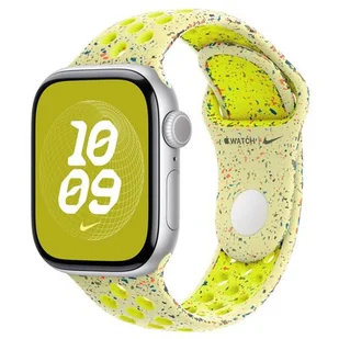 Pasek do Apple Watch Nike (38/40/41mm) S/M Promienny zielono-żółty - Akcesoria do smartwatchy - miniaturka - grafika 1