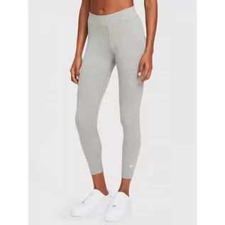 Spodnie sportowe damskie - Legginsy Nike Damskie Treningowe Sportowe Szare CZ8532-063 - grafika 1