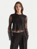 Bluzki damskie - Bardot Bluzka Antonelle 60127TB Czarny Regular Fit - miniaturka - grafika 1