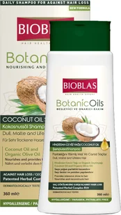 Bioblas Boc Oils Szampon z Olejem Kokosowym 360 ml - Szampony do włosów - miniaturka - grafika 1