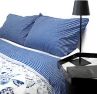 Pościel - Dwustronna pościel z kwiatowym wzorem 100% bawełniana poszewka na poduszkę i kołdrę 200x220 cm - miniaturka - grafika 1