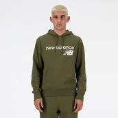 Bluzy męskie - Bluza męska New Balance MT03910DMO  zielona - miniaturka - grafika 1