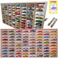 Zabawki konstrukcyjne - POŁKA NA AUTKA RESORAKI typu HOT WHEELS Zawieszki Przegródki Ze Sklejki XXL PREZENT + EBOOK - miniaturka - grafika 1