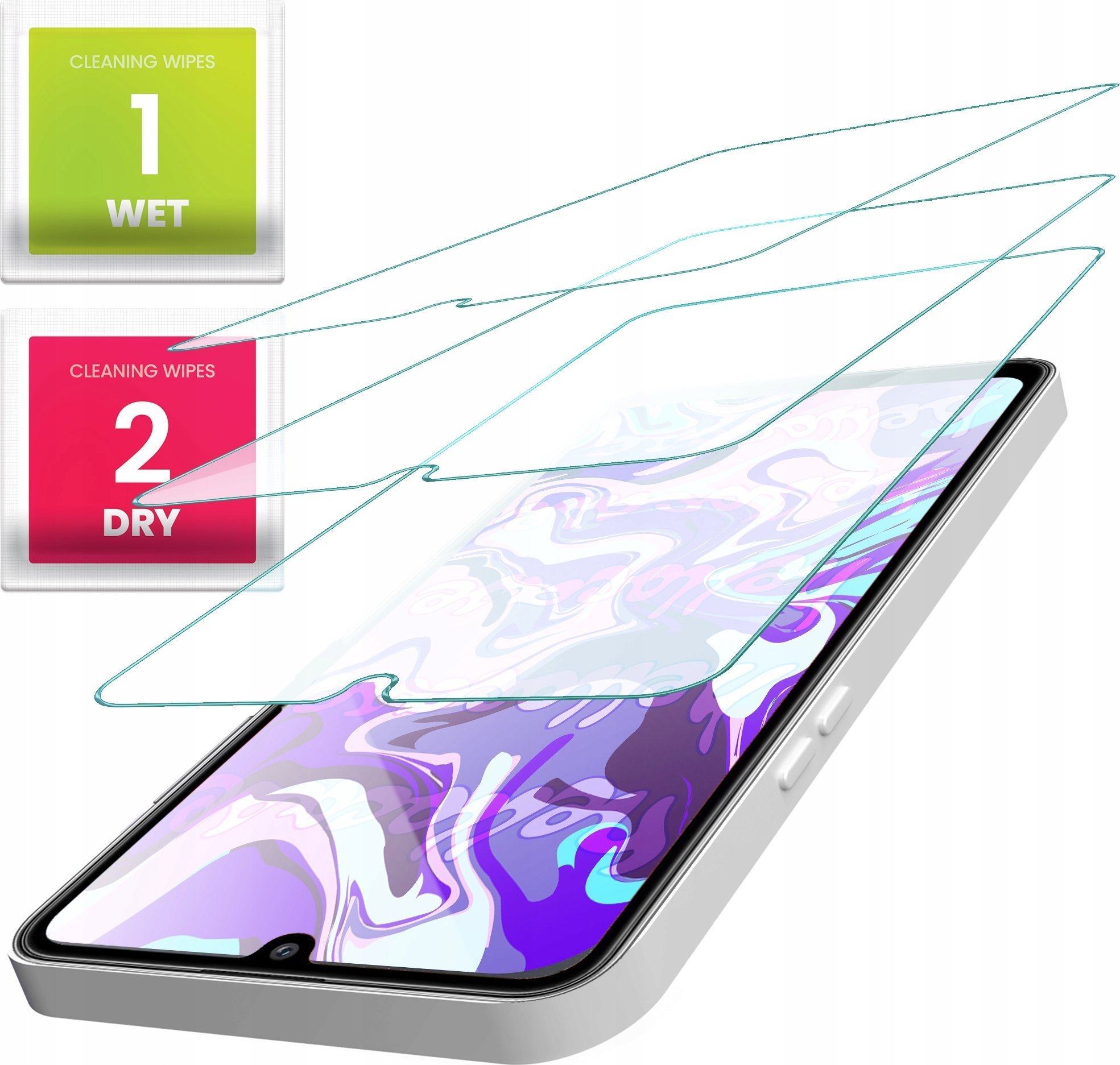 Hello Case 3-PAK Szkło Hartowane do Samsung Galaxy A33 5g 9H, płaskie 2.5D, ochronne