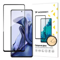 Szkła hartowane na telefon - Wozinsky super wytrzymałe szkło hartowane Full Glue na cały ekran z ramką Case Friendly Xiaomi Mi 11T Pro / Mi 11T czarny hurtel-80322-0 - miniaturka - grafika 1