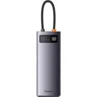 Huby USB - Hub 8w1 Baseus StarJoy Metal Glam Series, USB-C do HDMI + 3 x USB 3.0 + USB-C PD + RJ45 + SD/TF - miniaturka - grafika 1