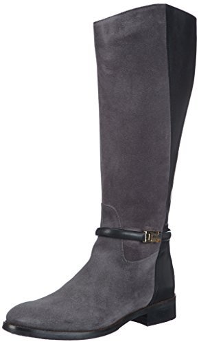 Tommy Hilfiger HAMILTON 12C damskie kozaki z długą cholewką, czarny - Czarny asfalt Black 024-41 EU