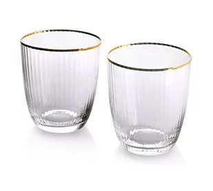 AffekDesign MADA GOLD KPL. 2 SZKLANEK 450ml         9x4.5x10cm - Szklanki - miniaturka - grafika 1