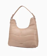 Torebki damskie - PUCCINI Miękka torebka typu shopper beżowa - miniaturka - grafika 1