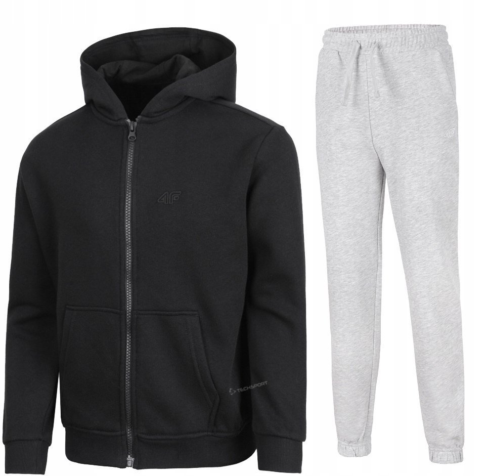 4F OCIEPLANY DZIEWCZÄCY DRES KOMPLET BLUZA SPODNIE / rozm 164