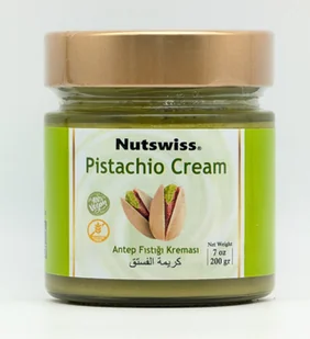 Nutswiss Krem Pistacjowy 200g – 35% Pistacji - Słodkie kremy i masła - miniaturka - grafika 1