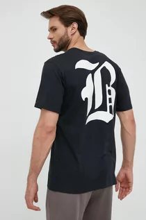 Koszulki męskie - Burton t-shirt bawełniany kolor czarny z nadrukiem - grafika 1