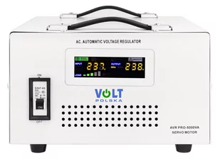 Stabilizator napięcia AVR PRO 5000 VA SERVO 3% do agregat  VOLT POLSKA - Akcesoria do agregatów prądotwórczych - miniaturka - grafika 1
