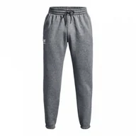 Spodnie męskie - Męskie spodnie dresowe Under Armour UA Essential Fleece Jogger - szare - miniaturka - grafika 1