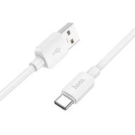 Kable USB - Kabel USB A do USB C Hoco PD 2,4A 27W 1 m X96 biały - miniaturka - grafika 1