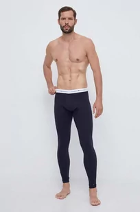 Tommy Hilfiger legginsy funkcyjne kolor granatowy - Spodnie sportowe męskie - miniaturka - grafika 1