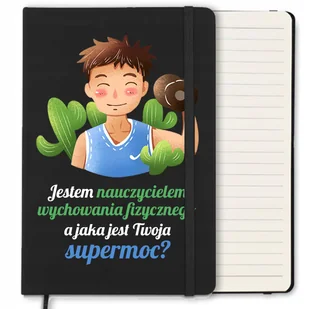NOTES W LINIE 120 STR CZAR PREZENT DLA NAUCZYCIELA WF DZIEŃ NAUCZYCIELA WZ - Notesy i bloczki - miniaturka - grafika 1
