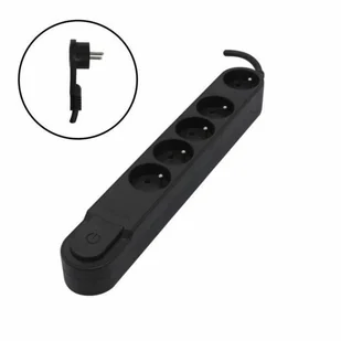 Przedłużacz 5 Wejść z Przełącznikiem Chacon (1,5 m) - Listwy zasilające Przedłużacz 5 Wejść z Przełącznikiem Chacon (1,5 m) - Listwy zasilające - miniaturka - grafika 1