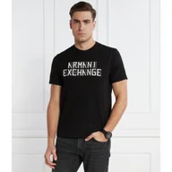 Koszulki męskie - Armani Exchange T-shirt | Regular Fit - miniaturka - grafika 1