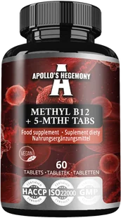 APOLLO'S HEGEMONY METHYL B12 + 5-MTHF 60 TABLETEK - Witaminy i minerały - miniaturka - grafika 1
