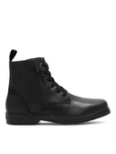 Botki męskie - Badura Trzewiki DYLAN-02 MI08 Czarny - miniaturka - grafika 1