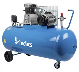 Kompresor Tłokowy Sprężarka 270L 4kW 400V REDATS Niebieski - Sprężarki i kompresory - miniaturka - grafika 2