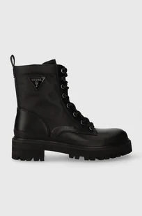 Guess workery BADA damskie kolor czarny na platformie FL7BDA ELE10 - Botki damskie - miniaturka - grafika 1