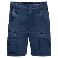 Spodenki damskie - Jack Wolfskin Unisex Treasure Hunter Szorty Dziecięce Kids Cargos, Dark Indigo, 92 - miniaturka - grafika 1