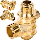 Zawory i kraniki - Zawór zwrotny do kompresora 100L z odprężnikiem MAR-POL - miniaturka - grafika 1