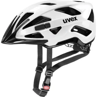 UVEX Active White Black 52 57 cm - Kaski rowerowe - miniaturka - grafika 1