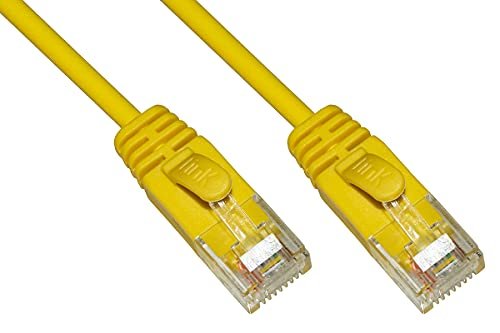 LINK - Kabel sieciowy KATEGORIA 6 nieekranowany UTP kolor żółty HALOGENFREE MT 10 Slim