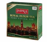 Herbata - Impra Tea Herbata zielona ekspresowa 100x2g Royal Elixir Geen Tea 200 g - miniaturka - grafika 1