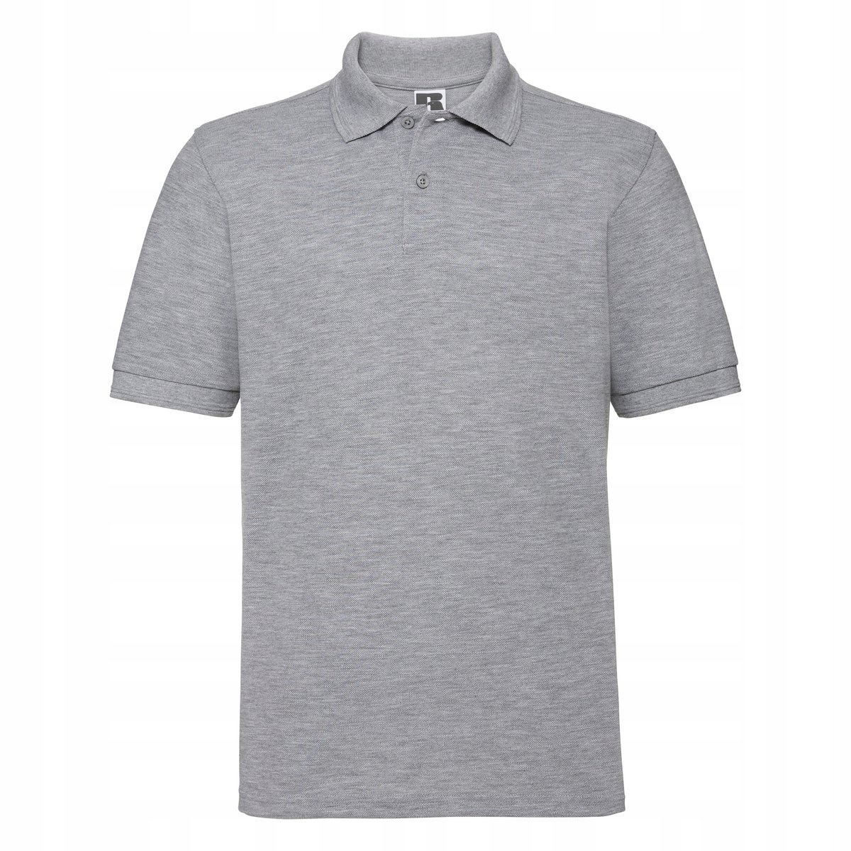 Koszulka męska polo z polibawełny z krótkim rękawem Delikatny Szary r. M