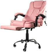 Elgo Fotel biurowy Elgo Podnóżek i masaż różowy 012174