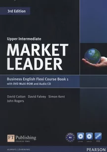 Market Leader Upper-Intermediate Flexi Course Book 1+CD +DVD - David Cotton, David Falvey, Simon Kent, John Rogers - Książki do nauki języka angielskiego - miniaturka - grafika 1
