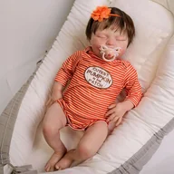 Lalki dla dziewczynek - Realistyczne silikonowe lalki Reborn Baby Girl Zero Pam - miniaturka - grafika 1