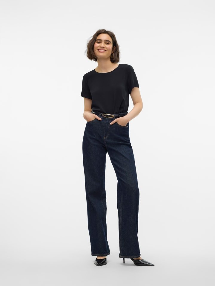 Vero Moda Bluzka w kolorze czarnym