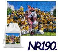 Puzzle - Puzzle 110 El. Układanka Prezent Minionki Bajki + Woreczek Z Nadrukiem - miniaturka - grafika 1